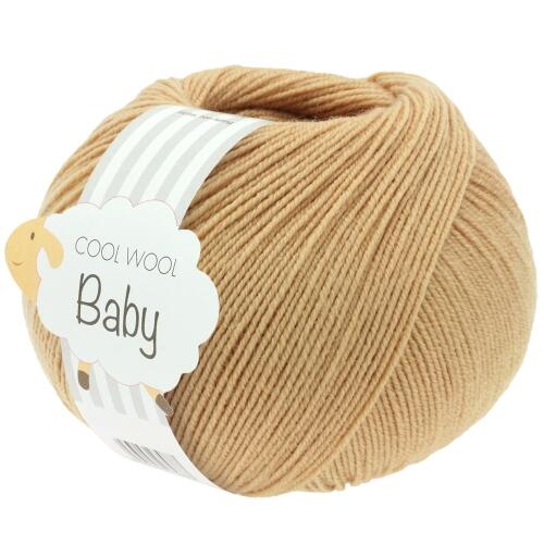 Lana Grossa Cool Wool Baby - extrafeines Merinogarn Farbe: 292 camel