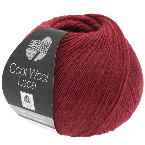 Lana Grossa Cool Wool Lace Farbe: 20 bordeaux