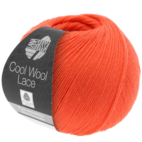 Lana Grossa Cool Wool Lace Farbe: 21 lachsrot