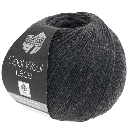 Lana Grossa Cool Wool Lace Farbe: 25 anthrazit