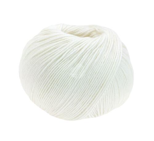Lana Grossa Cotton Love - Bio-Baumwollgarn Farbe: 012 weiß