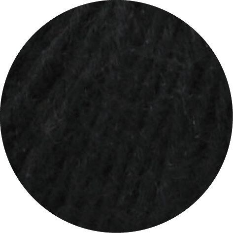 Lana Grossa Ecopuno - weiches Ganzjahresgarn mit feinem Flaum Farbe: 16 schwarz