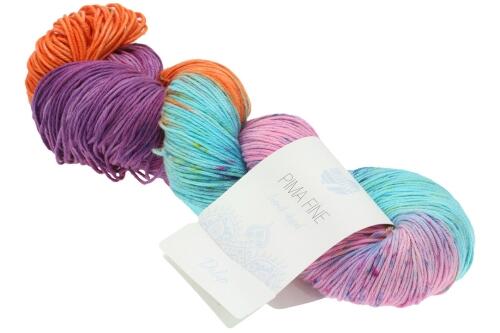 Lana Grossa Pima hand-dyed Farbe: 701 Dilip