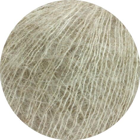 Lana Grossa Silkhair Haze Melange - Superkid Mohair mit Seide Farbe: 1317 graubeige meliert