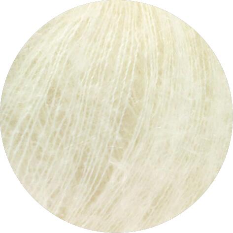 Lana Grossa Silkhair - Mohair mit Seide Farbe: 117 weiß