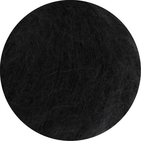 Lana Grossa Silkhair 25g - Superkid Mohair mit Seide Farbe: 014 schwarz