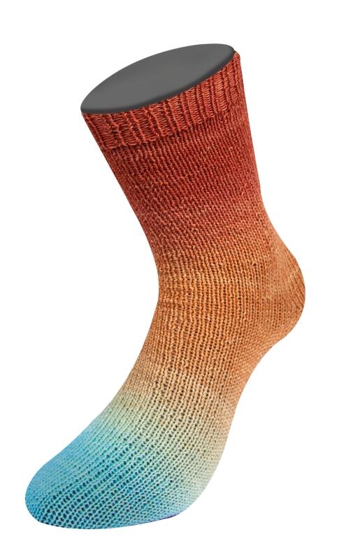 Lana Grossa Meilenweit Merino 50 hand-dyed LIMITED EDITION Farbe: 209 Kahwa