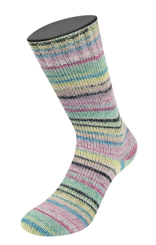 Lana Grossa Meilenweit 100 Cotone Vegano MANGO 100g Farbe: 4451