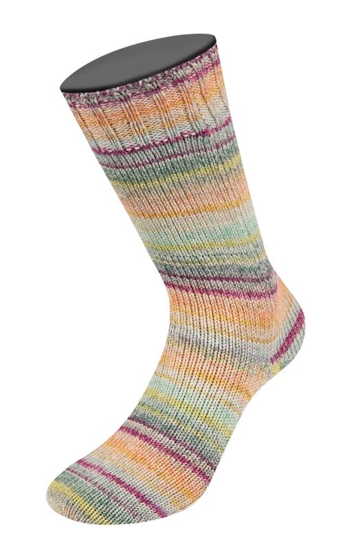 Lana Grossa Meilenweit 100 Cotone Vegano MANGO 100g Frabe: 4456