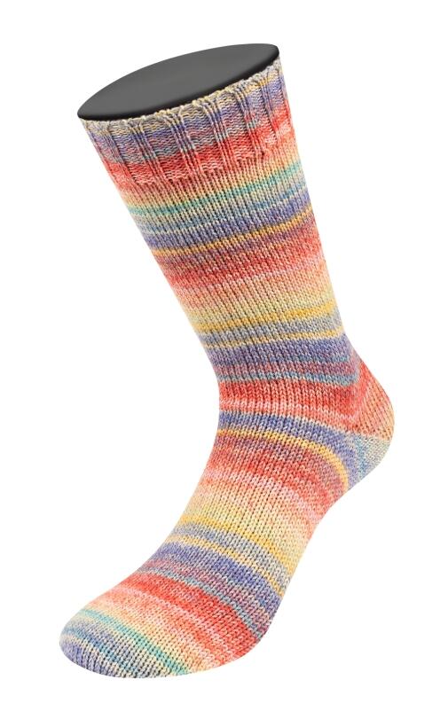 Lana Grossa Meilenweit 100 ZUCCHERO 100g Sockengarn Farbe: 6501