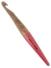 Bohin Häkelnadel aus Mangoholz 10mm Himbeerrot