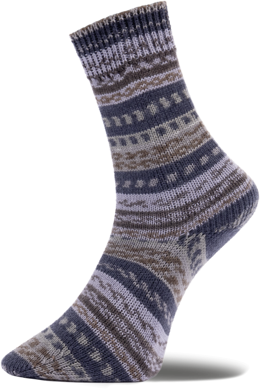 Pro Lana Golden Socks Fjord Socks PUZZLE 100g Modellbeispiel Farbe 087