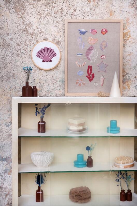 DMC Stickbuch - Botanische Schatztruhe Modellbeispiel