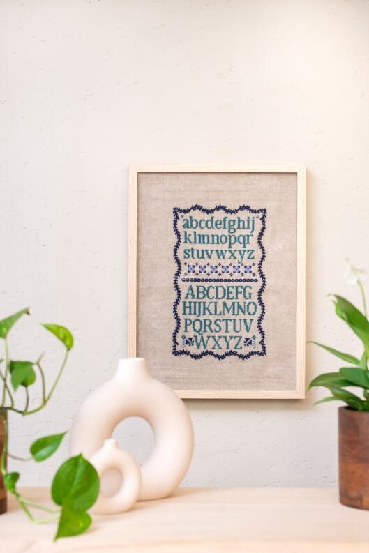 DMC Stickbuch - Botanische Schatztruhe Modellbeispiel