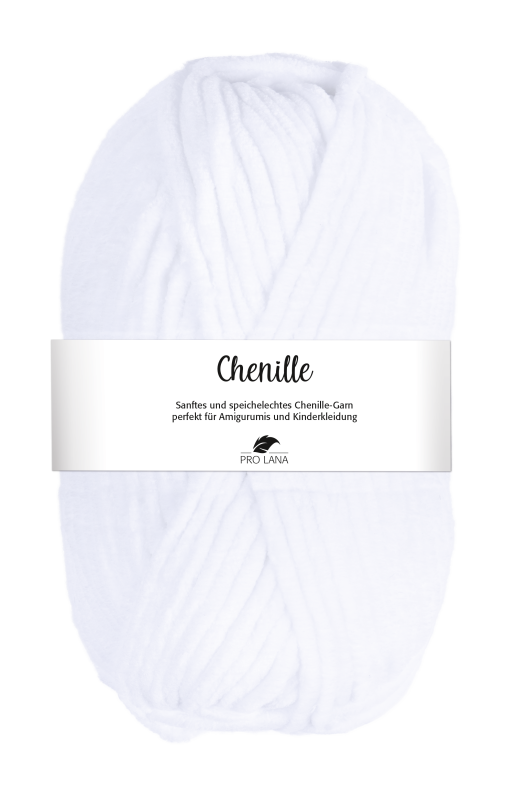 Pro Lana Chenille 100g Farbe: 001 Weiß