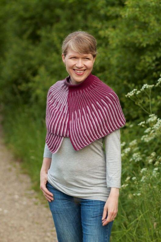 Strickmich! Anleitung Tuch Evolute von Martina Behm