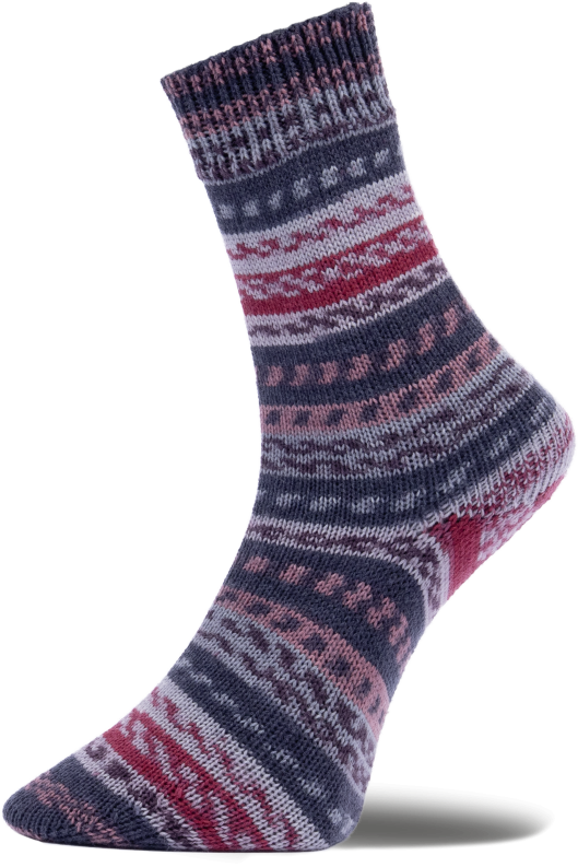 Pro Lana Golden Socks Fjord Socks PUZZLE 100g Modellbeispiel Farbe 086