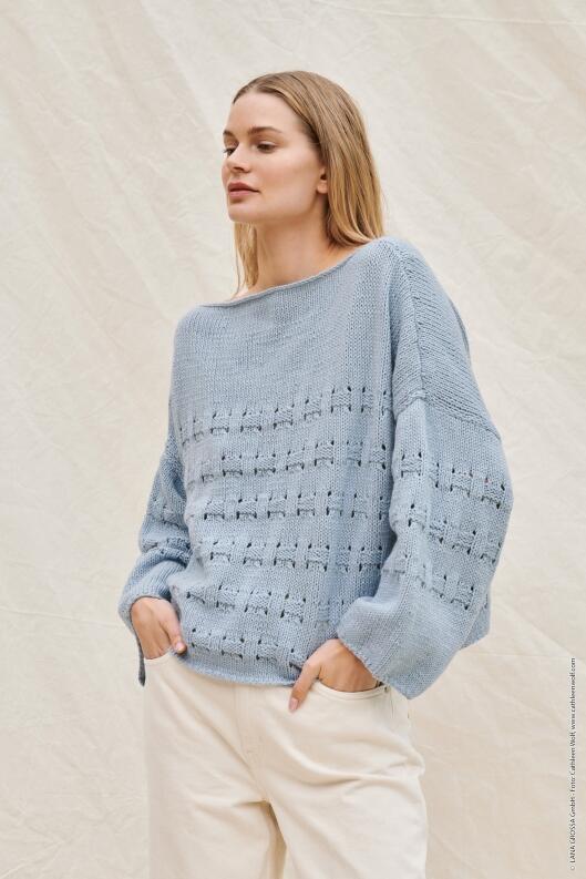 Linea Pura Nr. 14 - Nachhaltig und Fair Modellbeispiel: 27 Pullover Fourseason