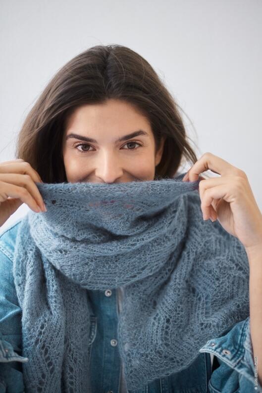 Lana Grossa Tücher und Co. Nummer 06 Modell 02 Schal Setasuri