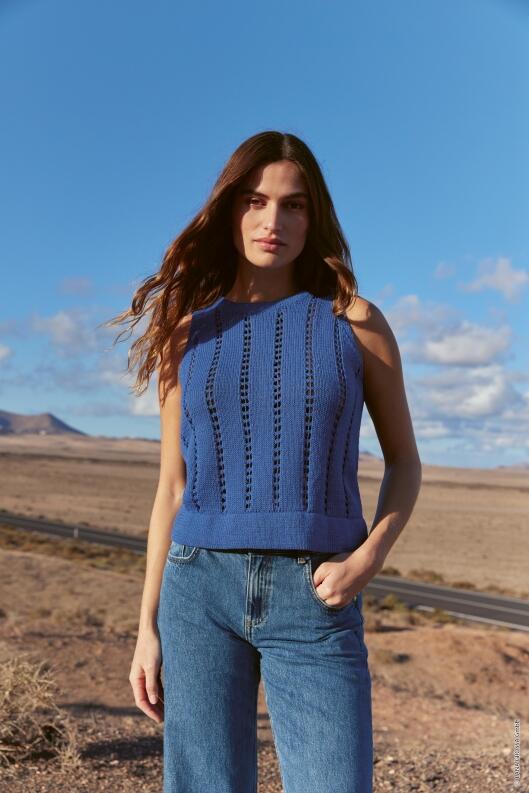 Lana Grossa Linea Pura Nr. 17 Modell 04 Top Cotton Wool