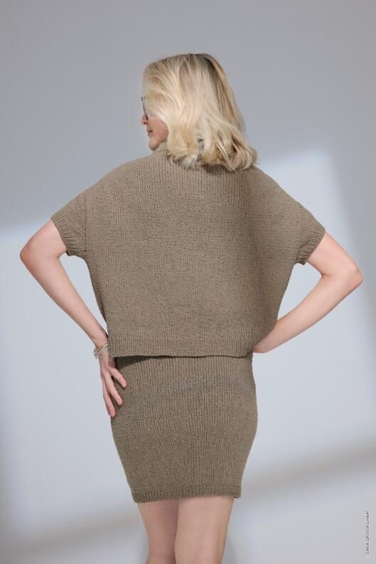 Lana Grossa Beloved Knits - Einzelanleitung Rick Shirt & Rock Modellbeispiel