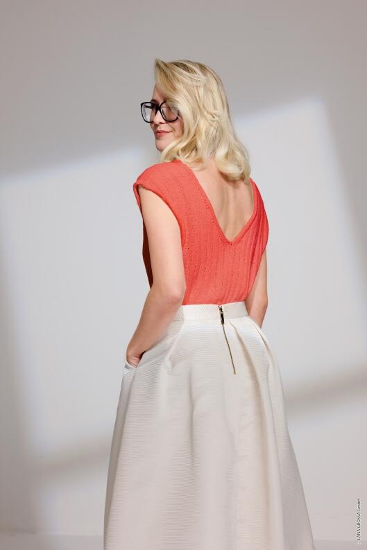 Lana Grossa Beloved Knits - Einzelanleitung CÀS Shirt Modellbeispiel