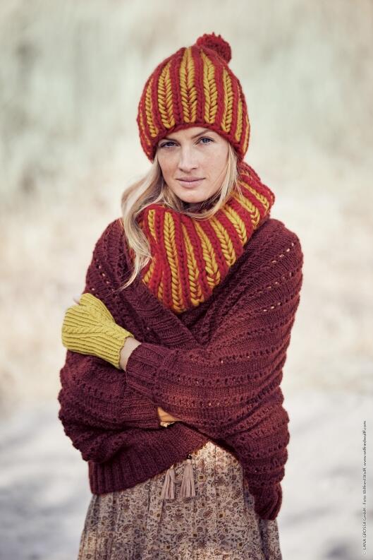 Lana Grossa Heft Accessoires Nr. 19 Modellbeispiel