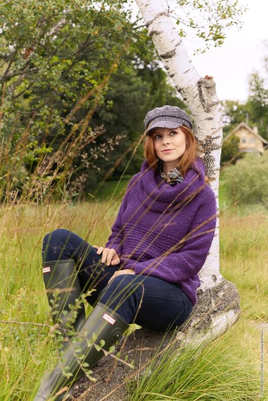 Lana Grossa Anleitungs Flyer Landlust Landpartie H/W 19/20 Modell 11 Damenpullover