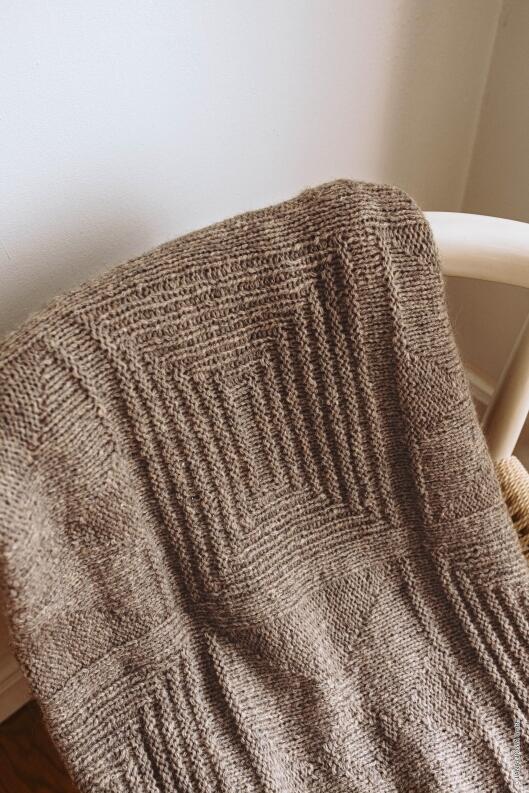 Lana Grossa Anleitungs Flyer - Decken und Plaids Modell 3