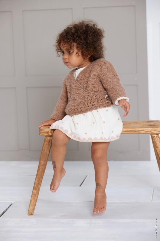 Lana Grossa Infanti 20 Modell 17 Häkeljacke