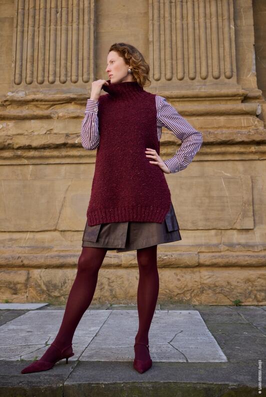 Lana Grossa Heft Nera Modellbeispiel