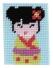 DMC Kids Stickset La Kokeshi Stickbeispiel