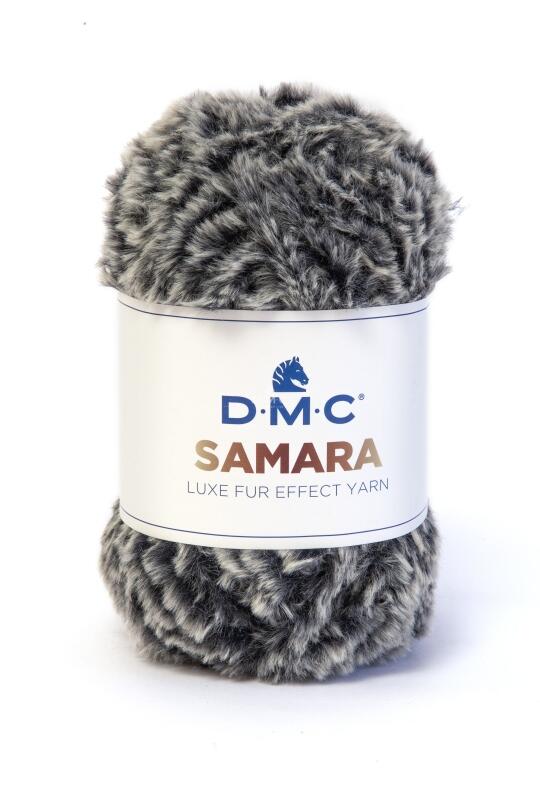 DMC Samara 100g Farbe: 406 Schwarz meliert