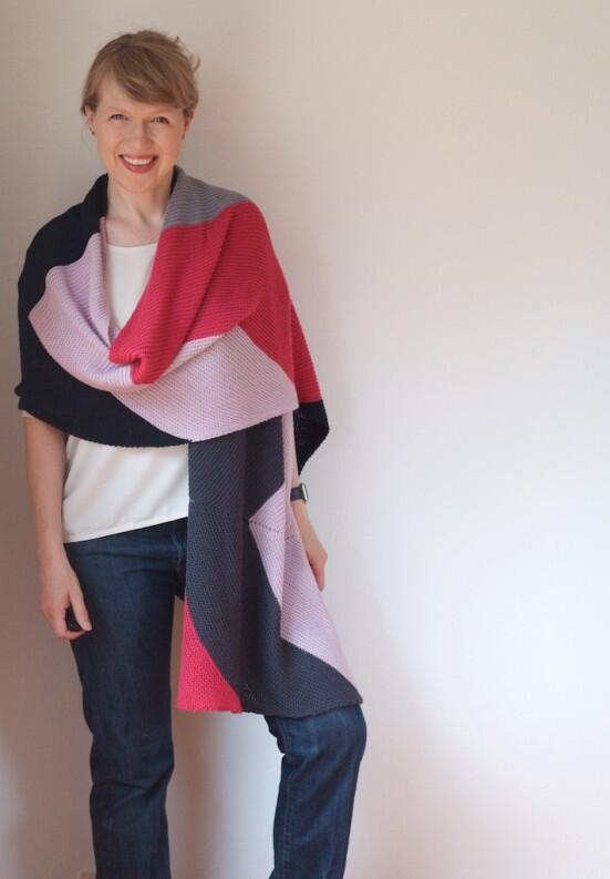 strickmich! Anleitung - Obvious Tuch von Martina Behm Beispiel Variante 2