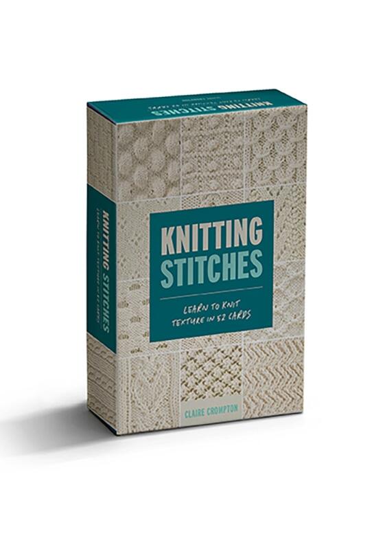 Knitting Stitches Card Deck by Claire Crompton