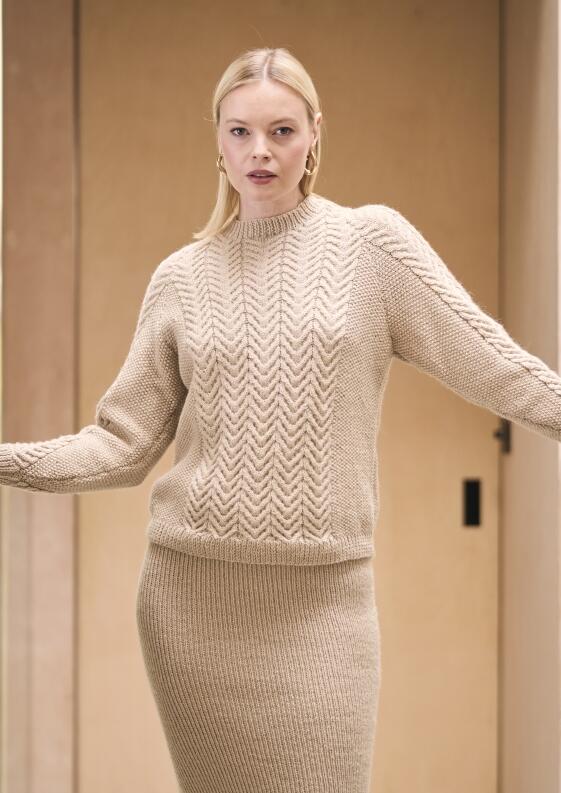 Mode at Rowan Anleitung Holme & Sandringham Modellbeispiel