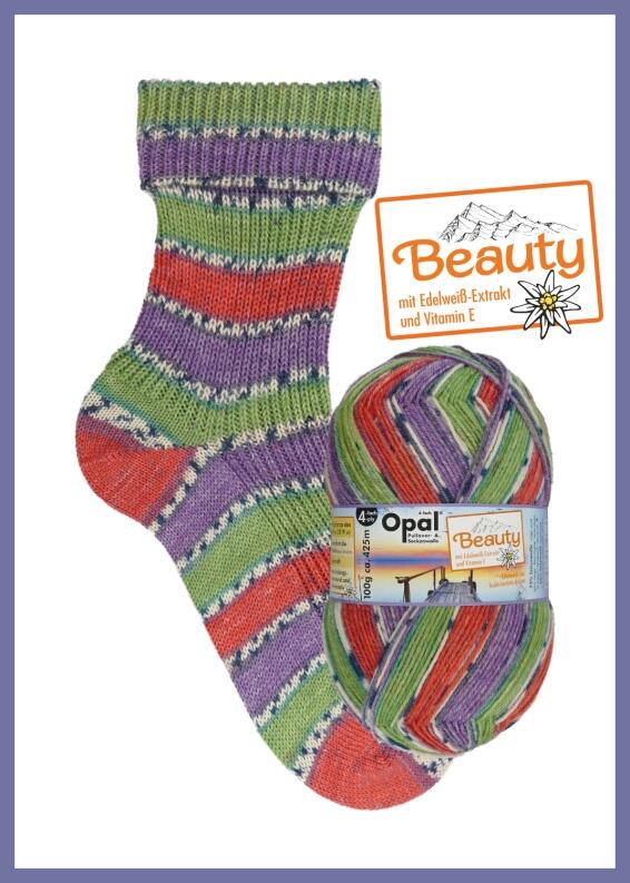 Opal Beauty  Wellness  4fach Sockengarn 100g Farbe: 11300 Gelassenheit