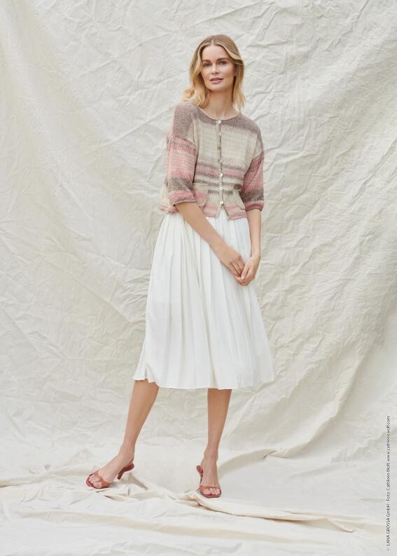 Linea Pura Nr. 14 - Nachhaltig und Fair Modellbeispiel: 24 Jacke Aruba