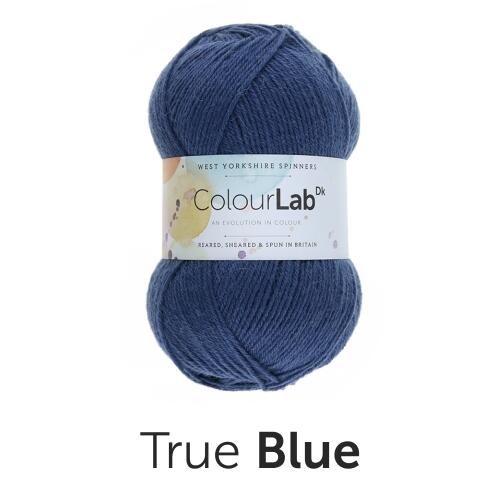 West Yorkshire Spinners ColourLab DK Unis Farbe: 111true blue