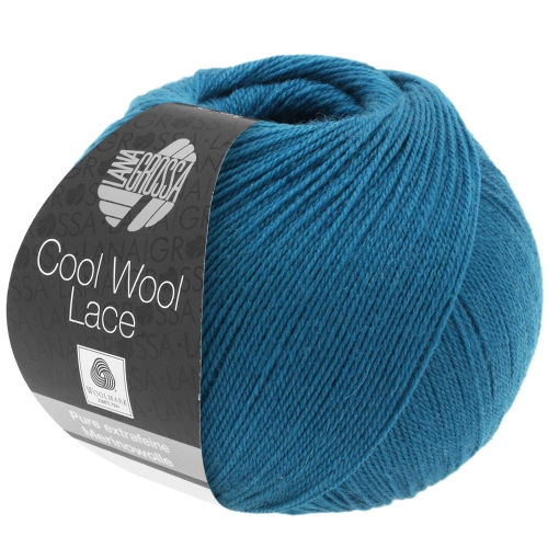 Lana Grossa Cool Wool Lace Farbe: 04 dunkelpetrol