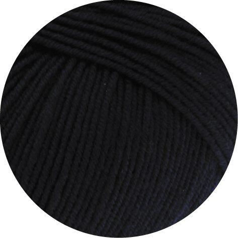 Lana Grossa Cool Wool uni - extrafeines Merinogarn Farbe: 414 nachtblau