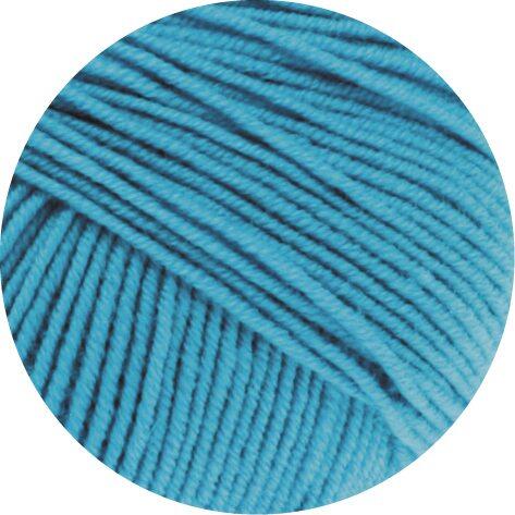 Lana Grossa Cool Wool uni - extrafeines Merinogarn Farbe: 502 Türkisblau