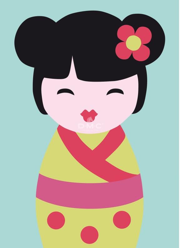 DMC Kids Stickset La Kokeshi