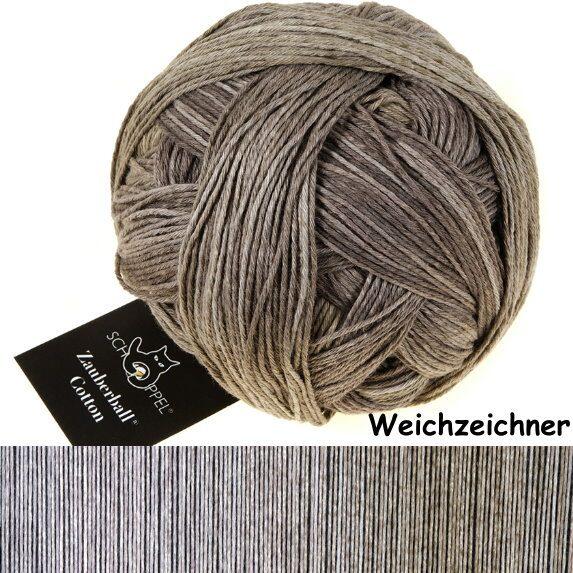Schoppel Wolle Zauberball® Cotton - Bio Baumwolle Farbe. Weichzeichner