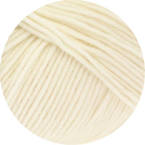 Lana Grossa Cool Wool Big - extrafeines Merinogarn Farbe: 601 rohweiß