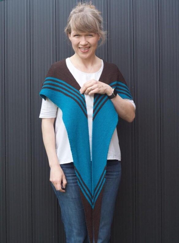 strickmich! Anleitung - Shore Hap Joy Tuch von Martina Behm