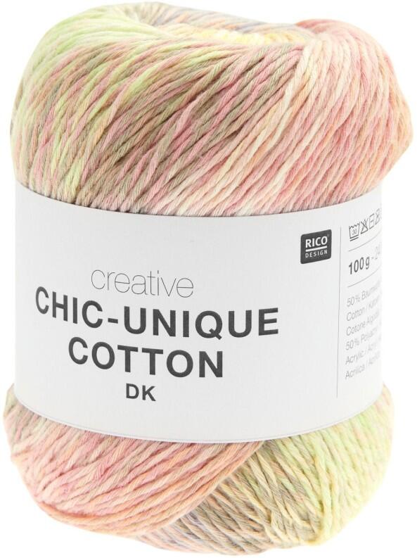 Rico Creative Chic-Unique Cotton DK 100g Farbe: 001 Pastel