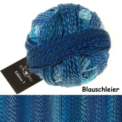 Schoppel Wolle Edition 3.0 aus 100% Merino Schurwolle extrafein Farbe: Blauschleier