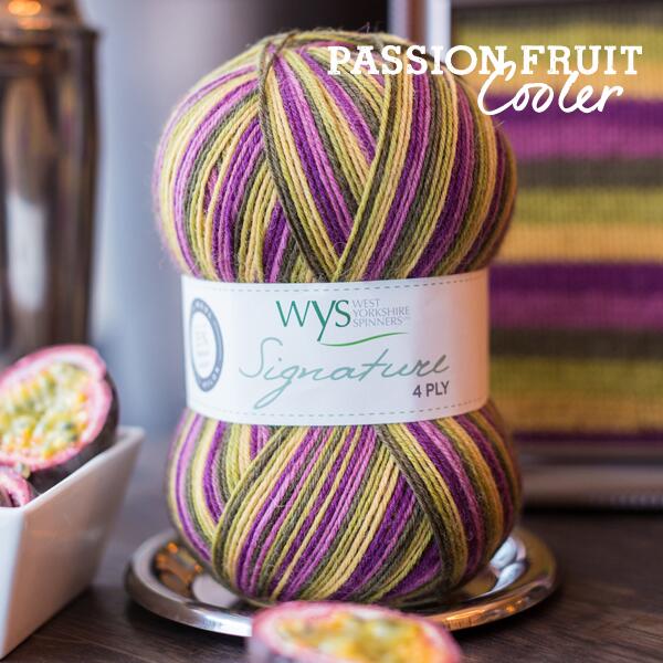 West Yorkshire Spinners Signature 4ply  "Cocktail Range " Sockengarn Farbe: Passion Fruit Cooler
