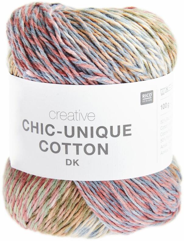 Rico Creative Chic-Unique Cotton DK 100g Farbe: 007 Earthy